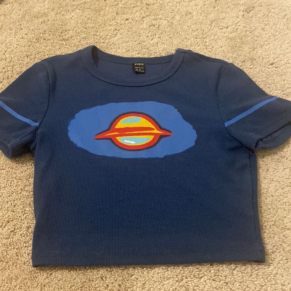Blue Venus crop top